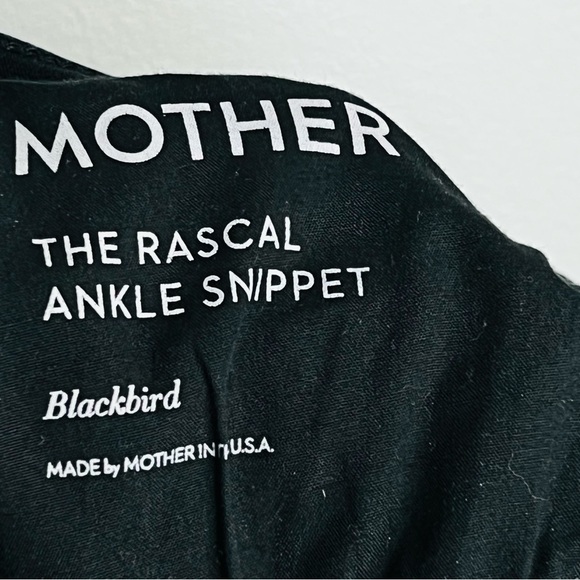 MOTHER the rascal ankle snippet Black Straight Leg Jeans with Classic Fit size27 - Picture 9 of 10